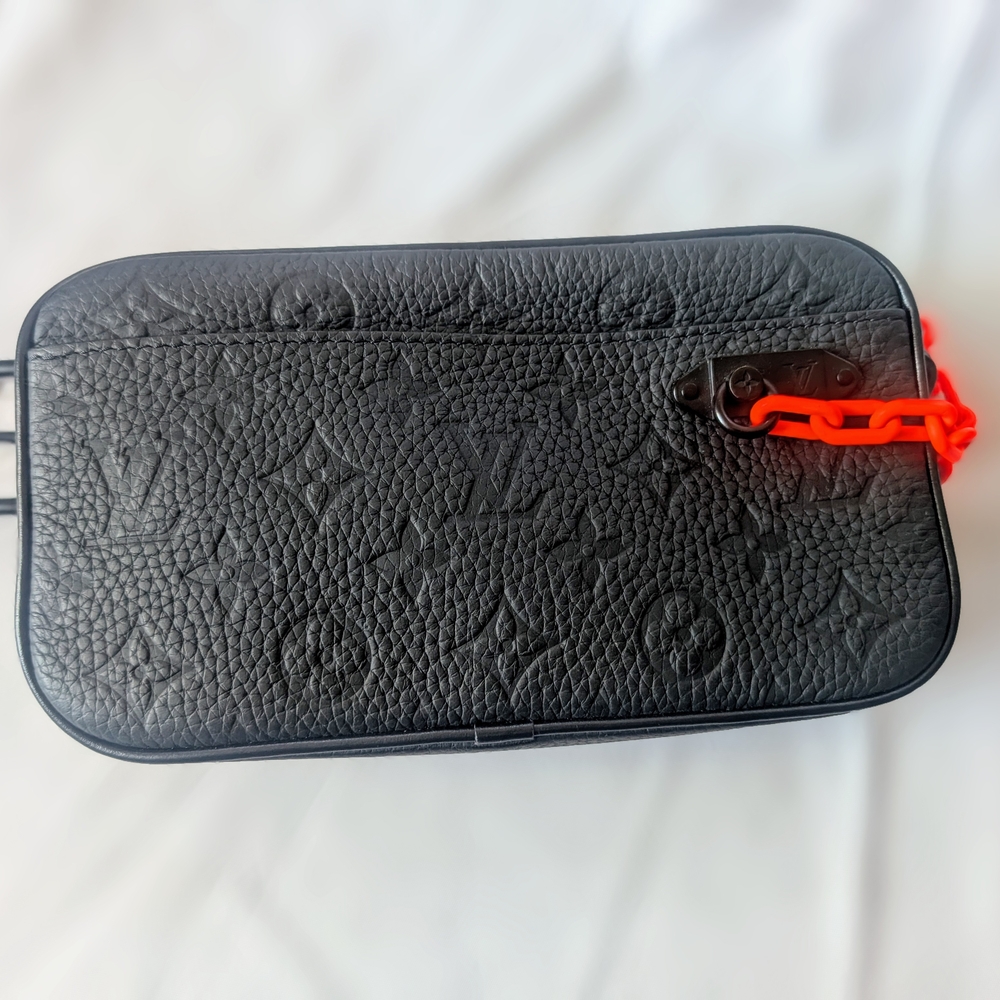 Louis Vuitton Black Embossed Clutch